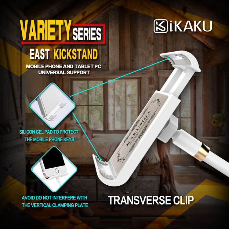KAKUSIGA univerzális állítható állvány iPhone / iPad - fehér / arany