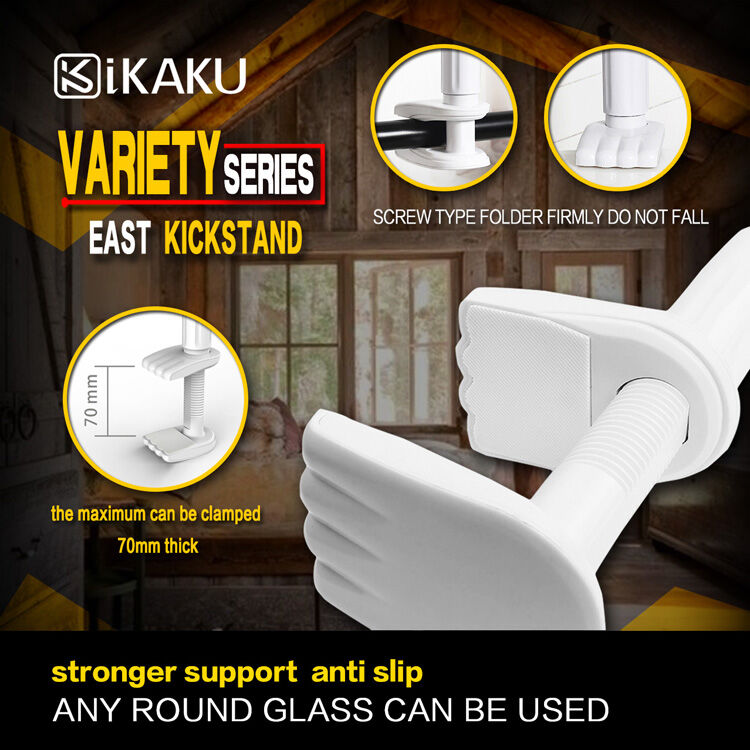 KAKUSIGA univerzális állítható állvány iPhone / iPad - fehér / ezüst