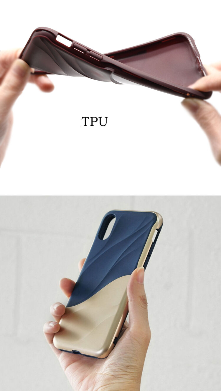 Elegáns tok 3D mintával Apple iPhone XS / iPhone X - borszínű / rózsaszín-arany