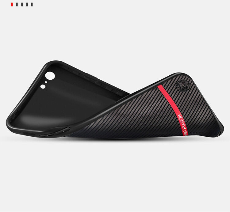 WAKING DRAGON elegáns tok puha műanyagból Apple iPhone 6 / 6S - piros