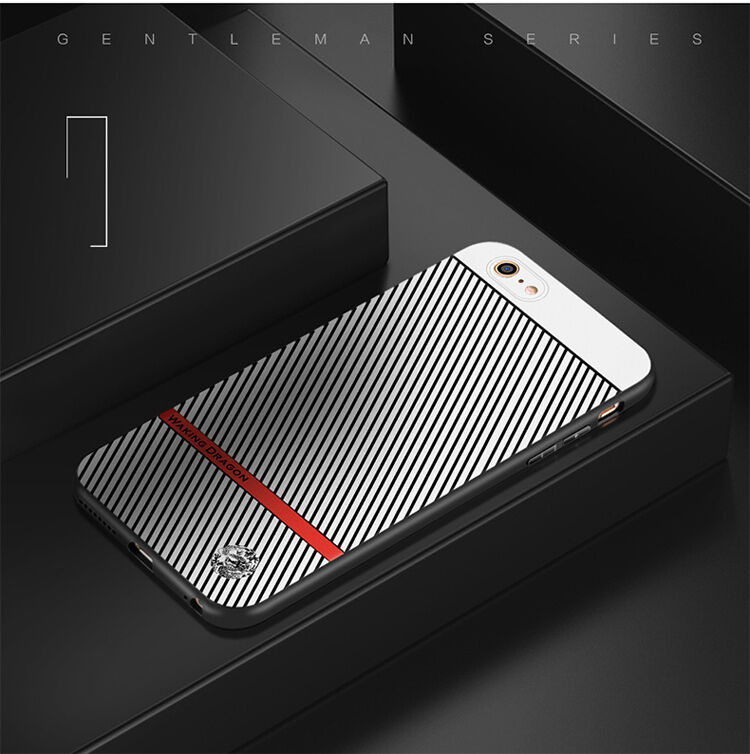 WAKING DRAGON elegáns tok puha műanyagból Apple iPhone 6 / 6S - piros WAKING DRAGON elegáns tok puha műanyagból Apple iPhone 6 / 6S - piros