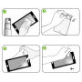 Védőfólia Apple iPad 2 / iPad 3 / iPad 4 készülékekre - átlátszó