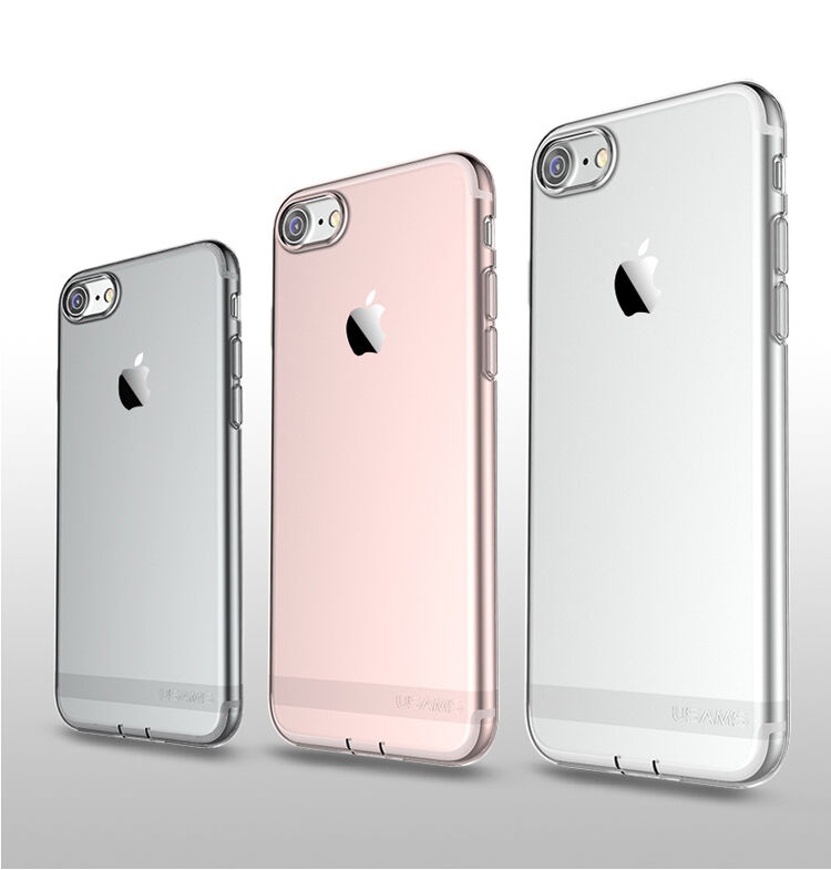 USAMS vékony tok kupakkal lightning konnektor - Apple iPhone SE (2020/2022) / 8 / 7 - átlátszó USAMS vékony tok kupakkal lightning konnektor - Apple iPhone SE (2020/2022) / 8 / 7 - átlátszó