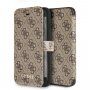 Guess flip cover műbőr borító logóval - iPhone SE (2020/2022) / 8 / 7 - barna