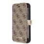Guess flip cover műbőr borító logóval - iPhone SE (2020/2022) / 8 / 7 - barna