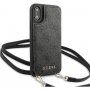 Guess 4G borító vállpánttal iPhone X / XS - szürke