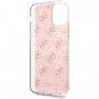 Guess 4G Glitter csillogó tok iPhone 11 Pro Max - világas rózsaszín