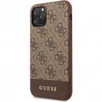 Guess 4G Stripe tok - iPhone 11 Pro Max - barna
