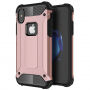 Szuper ellenálló "Armor" tok iPhone XS / iPhone X készülékre - rose gold