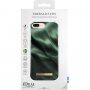 iDeal of Sweden tok szatén mintával - iPhone 6S Plus / 7 Plus / 8 Plus - smaragd zöld