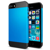 Strapabító tok iPhone 5 / 5S / SE (2016) készülékre - kék