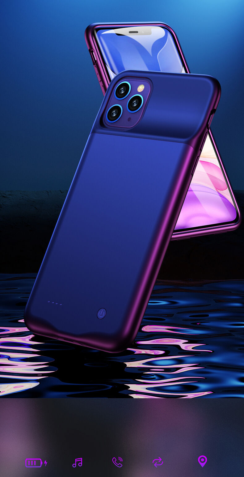 Usams tok 4500mAh akkumulátorral - iPhone 11 - fekete