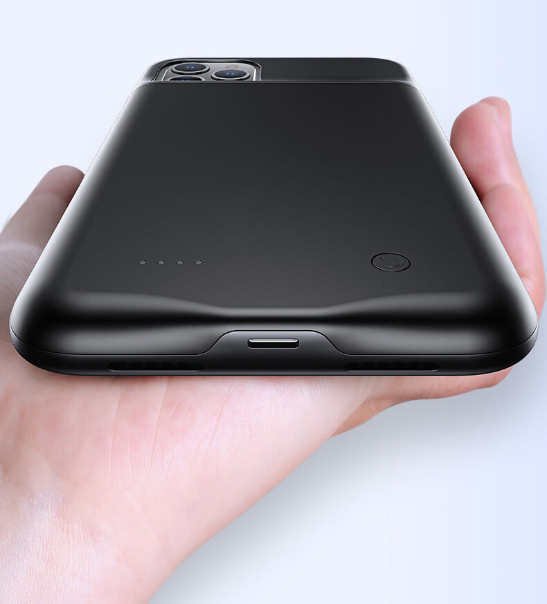 Usams tok 4500mAh akkumulátorral - iPhone 11 - fekete