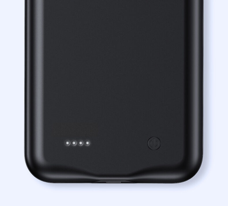 Usams tok 4500mAh akkumulátorral - iPhone 11 - fekete