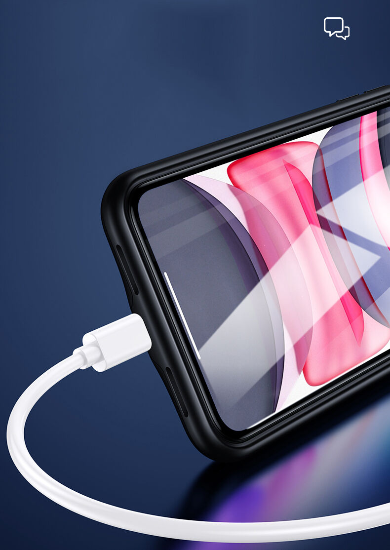 Usams tok 4500mAh akkumulátorral - iPhone 11 - fekete