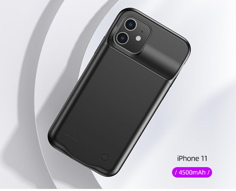 Usams tok 4500mAh akkumulátorral - iPhone 11 - fekete