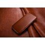 Icarer bőr flip cover borító - iPhone 11 Pro Max - kakaóbarna