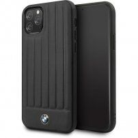 BMW kryt eredeti bőr tok - iPhone 11 Pro Max - fekete