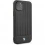 BMW kryt eredeti bőr tok - iPhone 11 Pro Max - fekete
