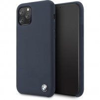 BMW Signature szilikon tok - iPhone 11 Pro Max - tengerészkék