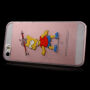 Átlátszó fedél iPhone 5 / 5S / SE (2016) készülékre - megrémült Bart Simpson