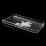 Átlátszó fedél iPhone 5 / 5S / SE (2016) készülékre - tébolyult Homer Simpson