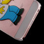 Átlátszó fedél iPhone 5 / 5S / SE (2016) készülékre - ideges Homer Simpson