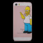 Átlátszó fedél iPhone 5 / 5S / SE (2016) készülékre - komoly Homer Simpson