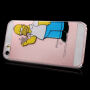 Átlátszó fedél iPhone 5 / 5S / SE (2016) készülékre - komoly Homer Simpson