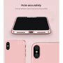 MOFI ultravékony védő fedél iPhone XS / iPhone X készülékhez - piros