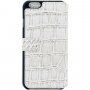 Guess Shiny Croco Book flip cover borító - iPhone 6 / 6S - bézs