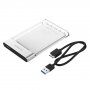 ORICO külső doboz 2,5 "-es merevlemezhez USB 3.0 konektorral - transzparens