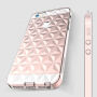 USAMS műanyag fedél gyémánt alakban porellenzővel iPhone SE (2016) / 5S / 5 / 5C készülékekhez