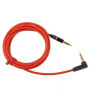 Ugró audio kábel AUX 3,5mm Jack pinnel - iPhone / iPad / iPod - 1,2m - piros