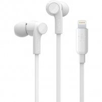 Belkin Rockstar fülhallgató lightning konektorral Apple eszközökhöz - fehér