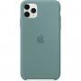Apple szilikon tok - iPhone 11 Pro Max - kaktusz zöld