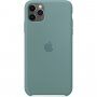 Apple szilikon tok - iPhone 11 Pro Max - kaktusz zöld