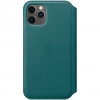 Eredeti Apple Folio bőr borító -- iPhone 11 Pro - jégmadár türkizkék