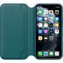 Eredeti Apple Folio bőr borító -- iPhone 11 Pro - jégmadár türkizkék