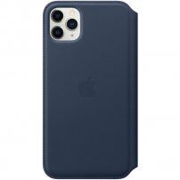 Eredeti Apple Folio bőr borító -- iPhone 11 Pro Max - mélytengeri kék