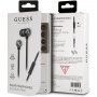 Guess Wire fülhallgató lapos kábellel - fekete