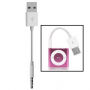 Szinkronizáló és töltő kábel - iPod shuffle - 10cm - fehér
