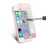 Edzett 3D teljes kerületű üveg iPhone SE (2016) / 5S / 5 készülékhez - 0,3 mm - rózsaszín-arany
