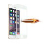 Edzett 3D teljes kerületű üveg iPhone 6S / 6/ készülékhez - 0,3 mm - fehér