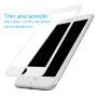 BASEUS edzett 3D teljes kerületű üveg iPhone 8 / 7 Plus készülékhez - 0,23 mm - fehér