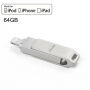 IDISKK kiegészítő flash memóriakártya Lightning / USB 2.0 iPhone / iPad / MacBook készülékekhez - 64 GB