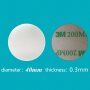 Pótalkatrész - fémlemez mágneses autós tartókhoz (35 x 0,3 mm) - ezüst