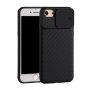 Tok kihúzható kamera lencse tokkal - iPhone 6 Plus / 6S Plus / 7 Plus / 8 Plus - fekete