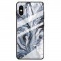 Tok üveg hátsó résszel - iPhone X / XS - szürke márvány