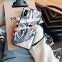 Tok üveg hátsó résszel - iPhone X / XS - szürke márvány